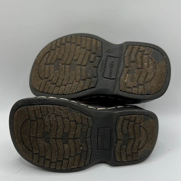 💚5 Smart Fit Dark Brown Mary Janes Baby Toddler Shoes size 5 - Picture 5 of 6